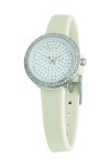 HOOPS Diva Crystals Beige Rubber Strap