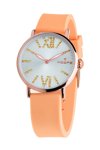 HOOPS Folie Gold Crystals Orange Rubber Strap