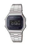 CASIO Vintage Iconic Chronograph Silver Stainless Steel Bracelet