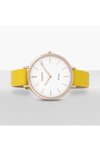 OOZOO Vintage Yellow Leather Strap