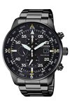 CITIZEN Eco-Drive Chronograph Black Stainless Steel Bracelet