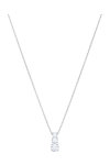 SWAROVSKI Compined Metal White Attract Trilogy Round Pendant