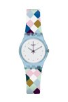 SWATCH Worldhood Arle-Queen Multicolor Silicone Strap