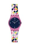 SWATCH Worldhood Squarolor Multicolor Silicone Strap