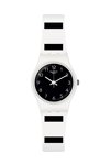 SWATCH Worldhood Zebrette Two Tone Silicone Strap