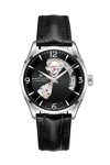 HAMILTON Jazzmaster Open Heart Viewmatic Automatic Black Leather Strap