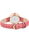 PIERRE LANNIER Eolia Crystals Pink Leather Strap