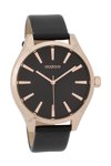 OOZOO Timepieces Black Leather Strap