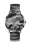 GUESS Mens Camo Silicone Strap