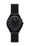 SWATCH Skincoal Black Stainless Steel Bracelet