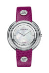 VERSACE Thea Purple Leather Strap