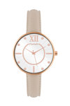 FERENDI Bang-up Beige Leather Strap