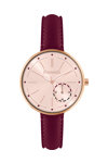 FERENDI Roseate Bordeaux Leather Strap