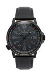 THORTON Kalf Black Leather Strap