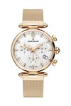 CLAUDE BERNARD Dress Code Crystals Chronograph Gold Stainless Steel Bracelet