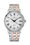 CLAUDE BERNARD Classic Two Tone Stainless Steel Bracelet