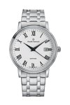 CLAUDE BERNARD Classic Silver Stainless Steel Bracelet