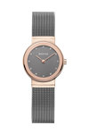 BERING Classic Swarovski Grey Stainless Steel Bracelet