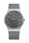 BERING Classic Silver Stainless Steel Bracelet