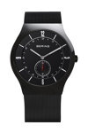 BERING Classic Black Stainless Steel Bracelet