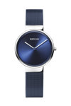 BERING Classic Blue Stainless Steel Bracelet