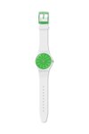 SWATCH Grassneon White Silicone Strap