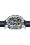 INGERSOLL Jazz Automatic Dual Time Blue Leather Strap