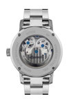 INGERSOLL Jazz Automatic Dual Time Silver Stainless Steel Bracelet