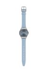 SWATCH Skindream Light Blue Leather Strap