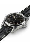 HAMILTON Khaki Field Murph Automatic Black Leather Strap