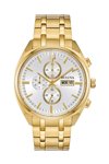 BULOVA Dress Chronograph Gold Stainless Steel Bracelet