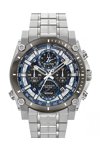 BULOVA Precisionist Chronograph Silver Stainless Steel Bracelet