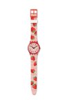 SWATCH Toile Fraisee Multicolor Silicone Strap