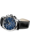 HAMILTON Jazzmaster Chronograph Black Leather Strap