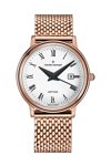 CLAUDE BERNARD Classic Rose Gold Stainless Steel Bracelet