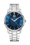 CLAUDE BERNARD Classic Silver Stainless Steel Bracelet