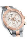 TISSOT T-Classic PR 100 Sport Chic Diamonds Chronograph Two Tone Stainless Steel Bracelet