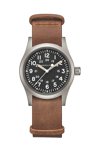 HAMILTON Khaki Field Brown Leather Strap