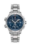 HAMILTON Khaki Pilot X-Wind Chronograph Silver Stainless Steel Bracelet