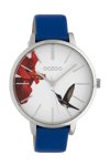 OOZOO Timepieces Limited Blue Leather Strap