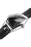 HAMILTON Ventura Black Leather Strap