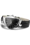 HAMILTON Ventura Black Leather Strap