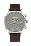 CERTUS Mens Brown Leather Strap