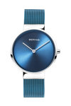 BERING Classic Blue Stainless Steel Bracelet