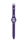 SWATCH Purple Poodle Purple Silicone Strap