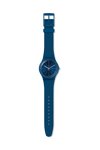 SWATCH Wave Path Blue Silicone Strap