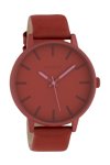 OOZOO Timepieces Red Leather Strap