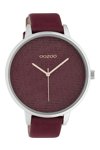 OOZOO Timepieces Bordeaux Leather Strap