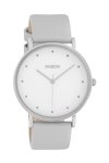 OOZOO Timepieces Grey Leather Strap