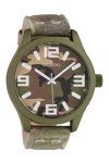 OOZOO Timepieces Camo Leather Strap